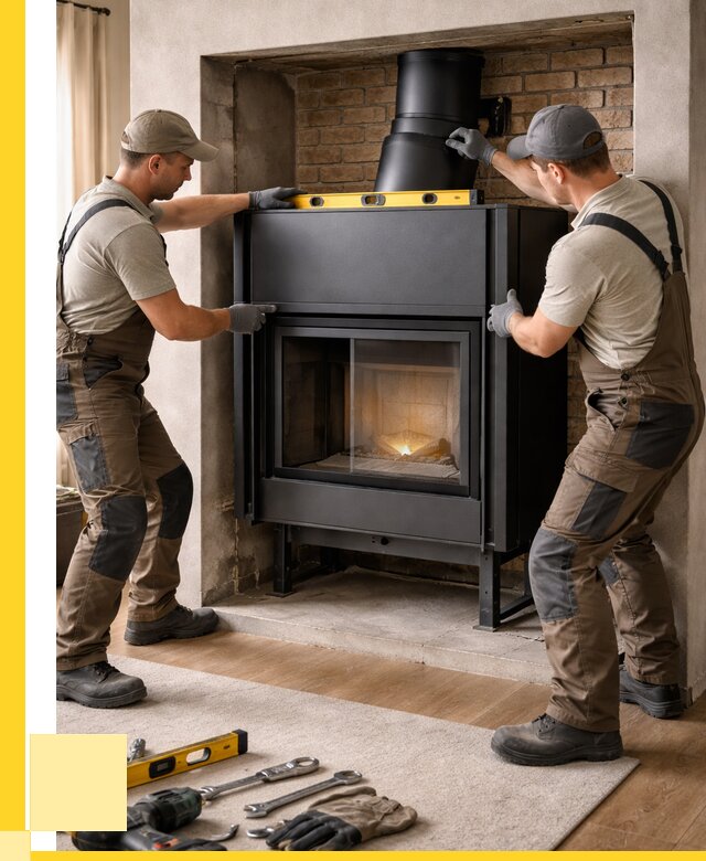 Установка каминных топок в Сафонове под ключ от 18446 р. | ЭриданСфн