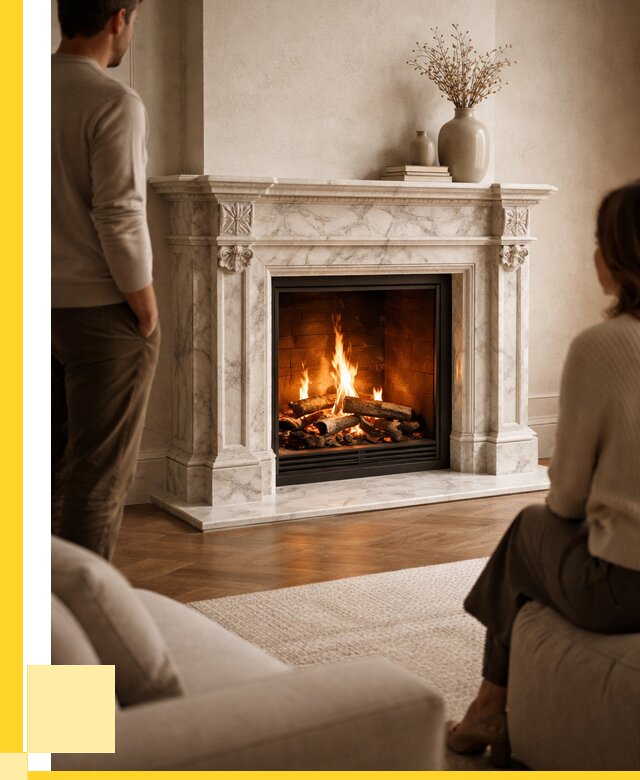 Мраморные камины под ключ в Сафонове от 256200 р. | ЭриданСфн