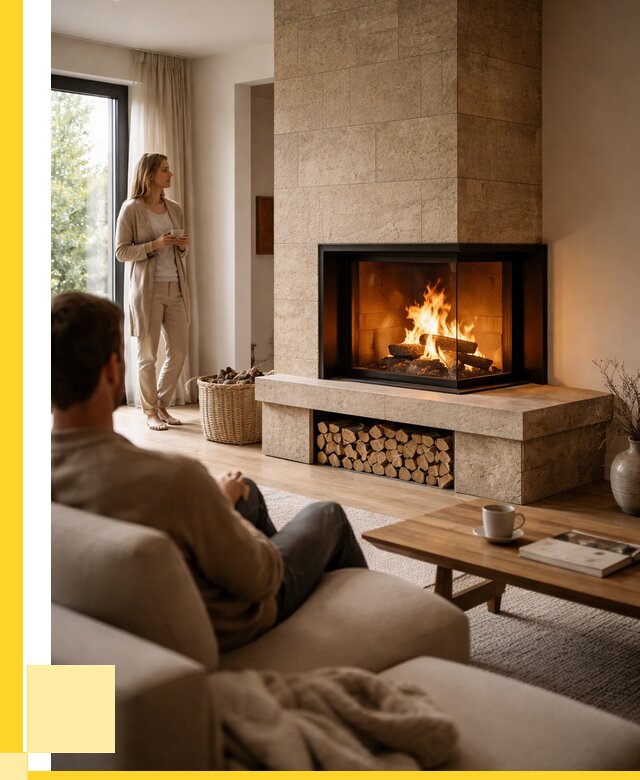 Угловые камины из кирпича установка в Сафонове от 153720 р. ЭриданСфн