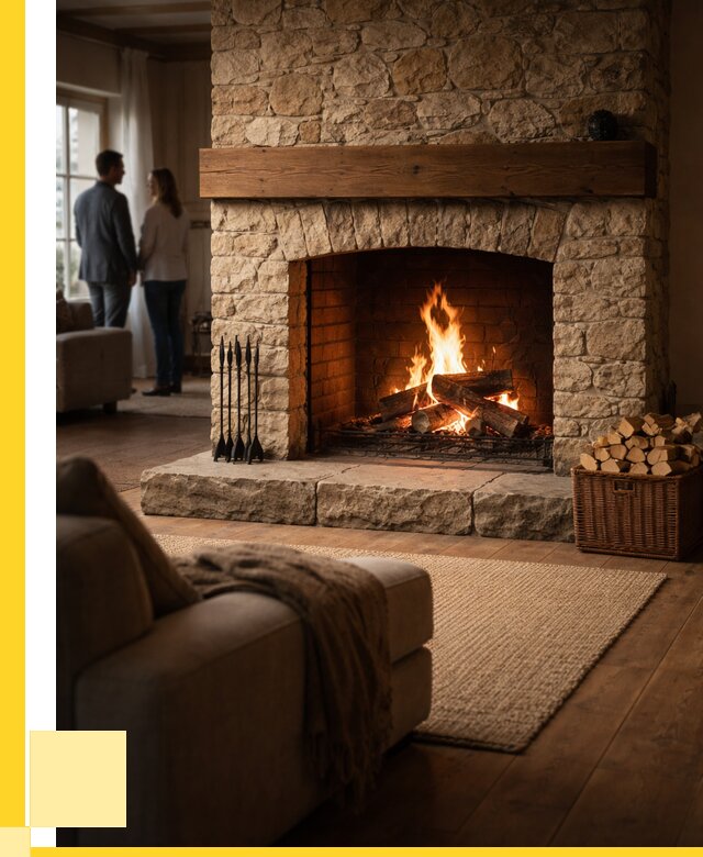 Открытые камины под ключ в Сафонове от 153720 р. ЭриданСфн