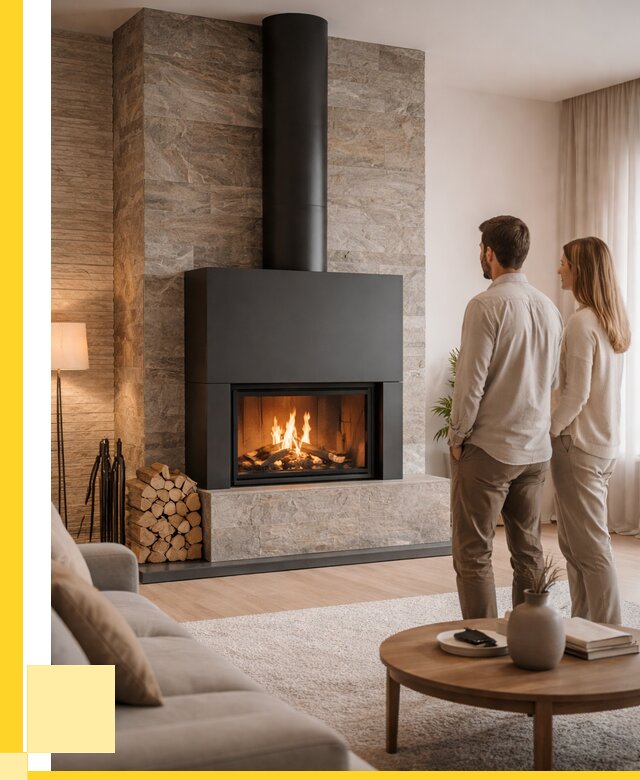 Закрытые камины под ключ в Сафонове от 122976 р., ЭриданСфн