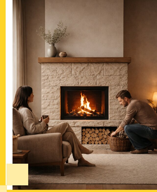 Камины для дома в Сафонове под ключ от 153720 р. | ЭриданСфн