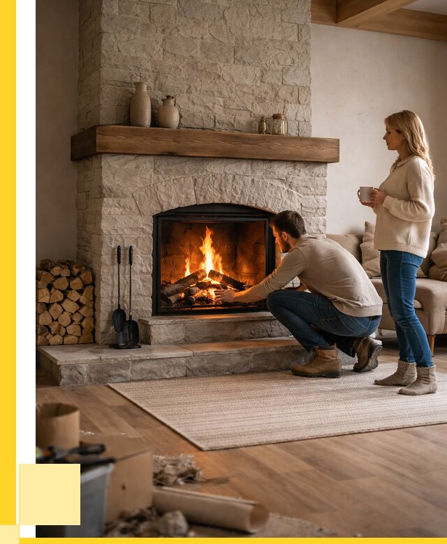 Камины для загородного дома в Сафонове от 358680 р., ЭриданСфн