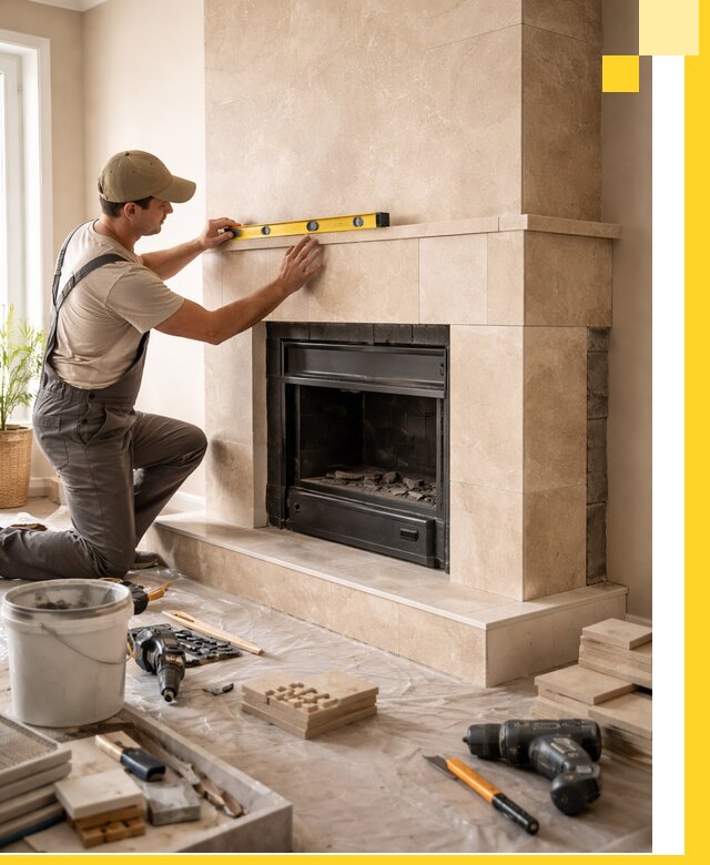 Установка и монтаж каминов в частном доме под ключ в Сафонове