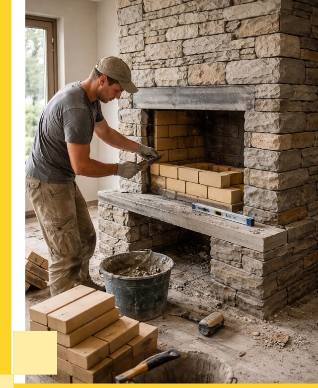 Кладка каминов и камина в Сафонове от 25620 р. ЭриданСфн