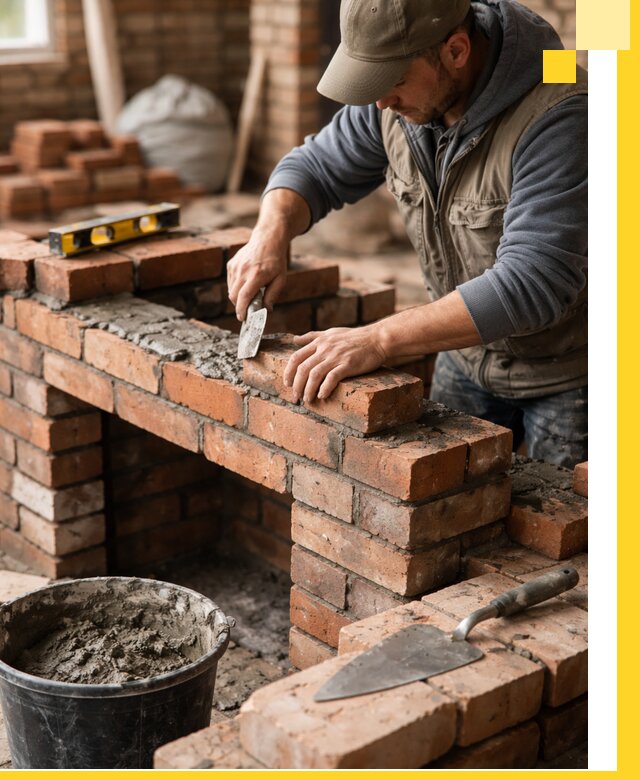 Кладка каминов под ключ в Сафонове профессиональная отделка и монтаж