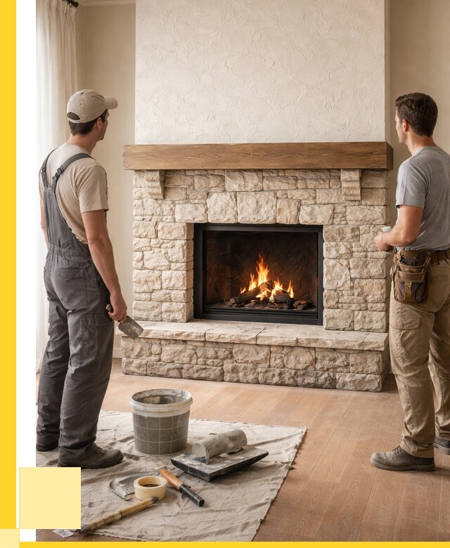 Отделка каминов в Сафонове от 6661 р. под ключ | ЭриданСфн