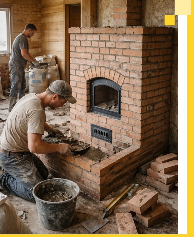 Профессиональное строительство печей в Сафонове под ключ