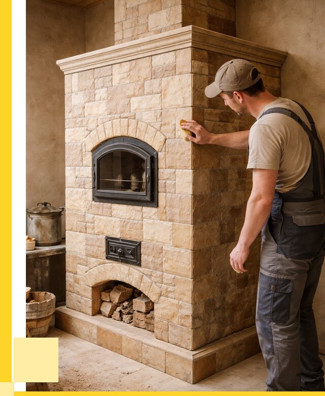 Облицовка печей в Сафонове от 4612 р. под ключ | ЭриданСфн