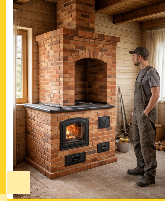 Кирпичные печи в Сафонове: купить от 153720 р. | ЭриданСфн