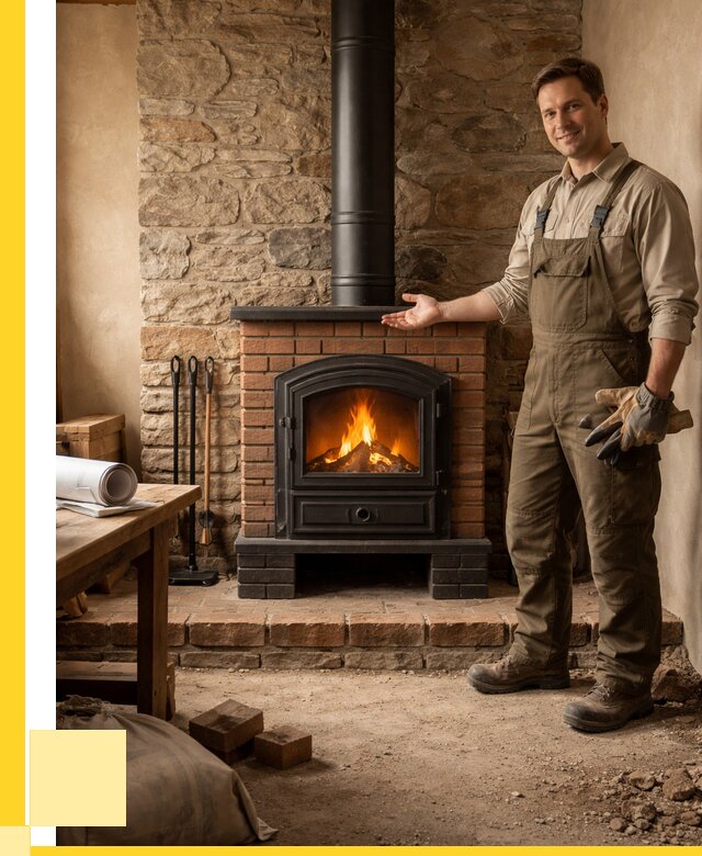 Печи отопительные из кирпича в Сафонове от 81984 р., ЭриданСфн