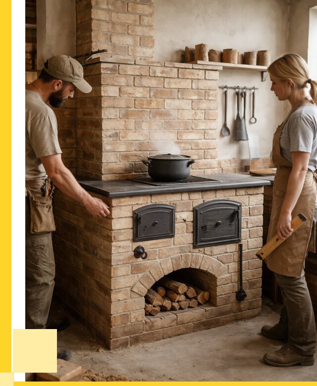 Варочно отопительные печи в Сафонове от 92232 р. | ЭриданСфн