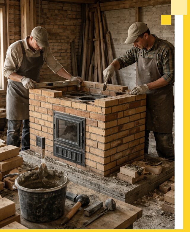 Изготовление и установка варочных печей под ключ в Сафонове