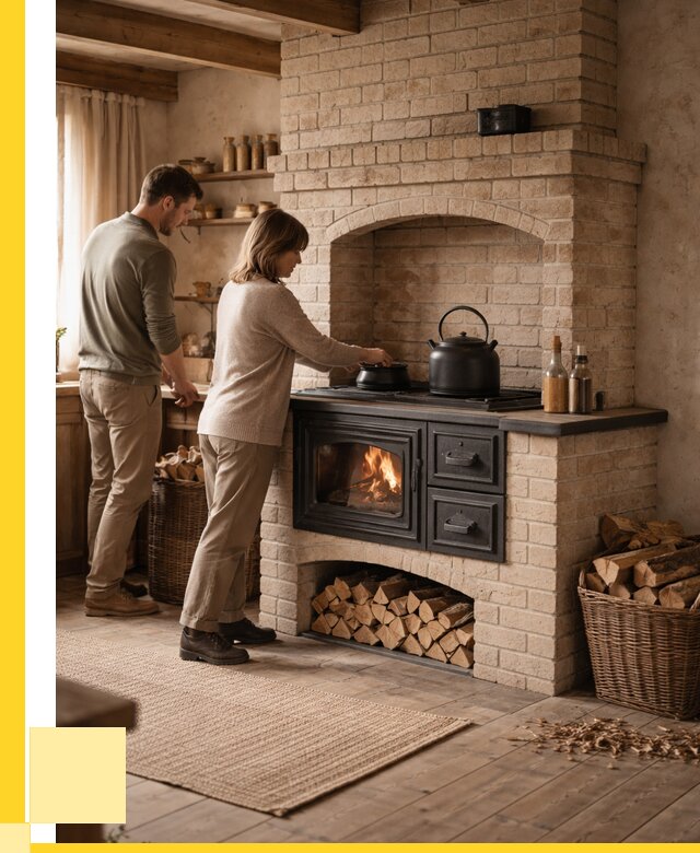 Печи с плитой в Сафонове от 46116 р. | ЭриданСфн — кирпичная печь