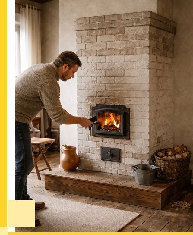 Печь голландка из кирпича в Сафонове от 87108 р. | ЭриданСфн