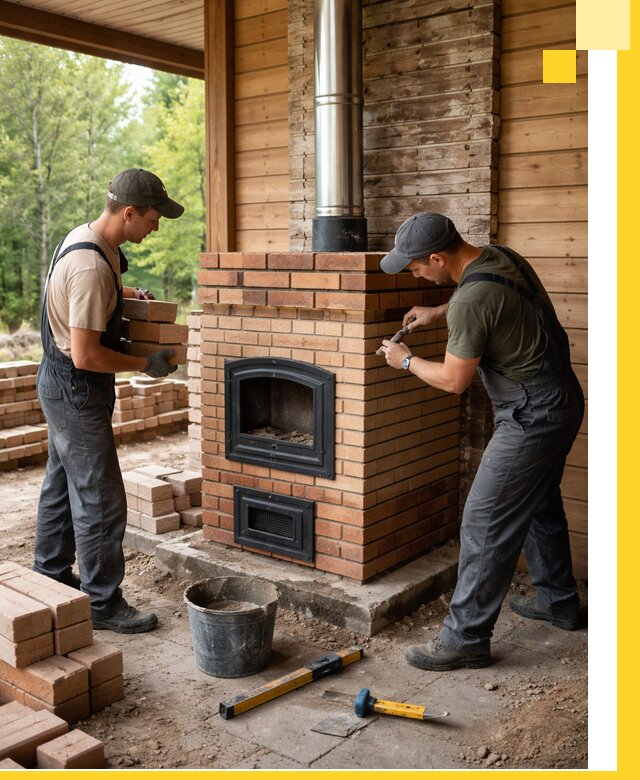 Производство и установка дачных печей под ключ в Сафонове