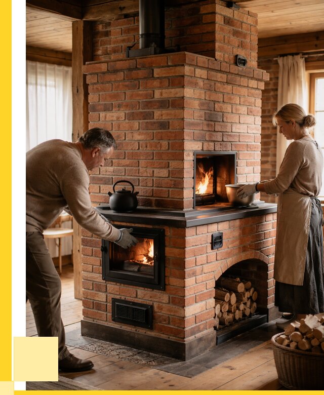 Печи для загородного дома под ключ в Сафонове от 81984 р. | ЭриданСфн