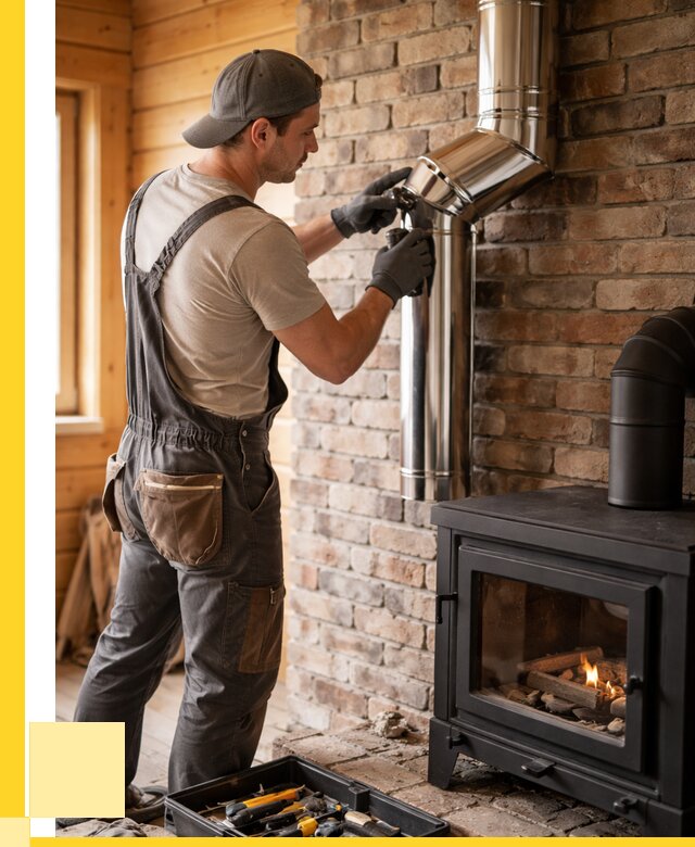Монтаж дымоходов для печей в Сафонове от 7686 р. | ЭриданСфн