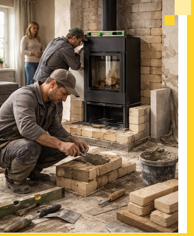 Печи и камины под ключ: проект, установка в Сафонове