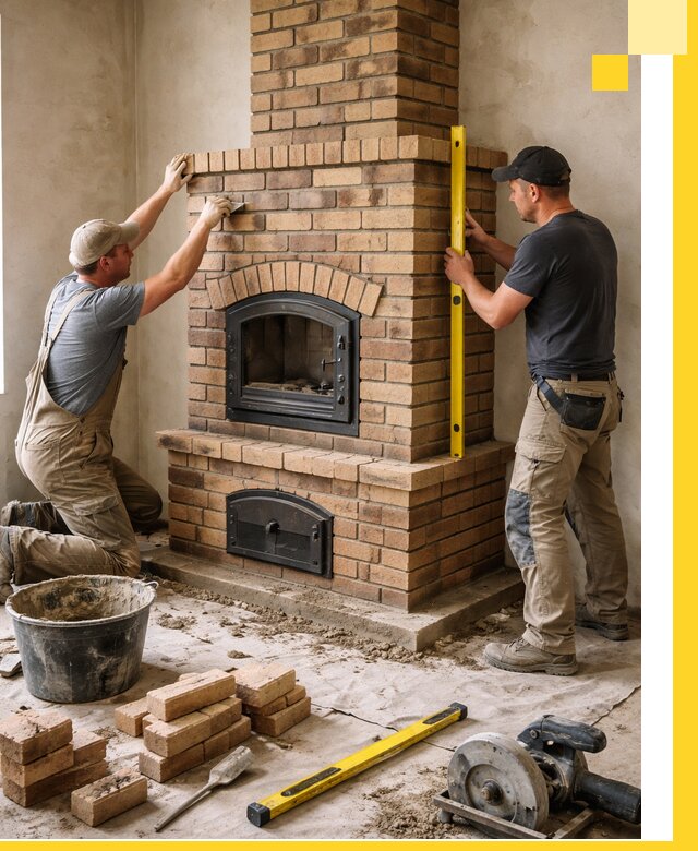 Продажа и установка печей и каминов для дома под ключ в Сафонове