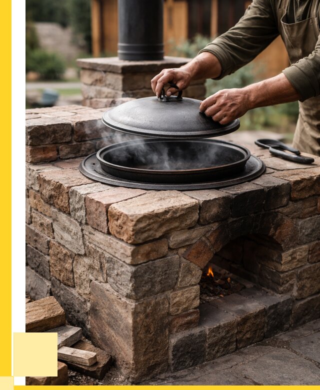 Печи для казана в Сафонове по цене от 18446 р. | ЭриданСфн