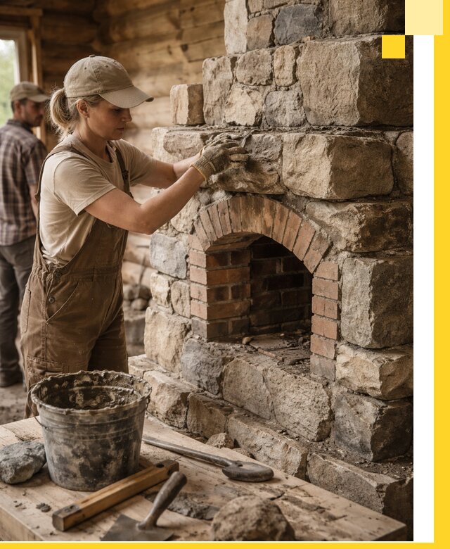 Каменные печи на заказ и монтаж в Сафонове, долговечные решения