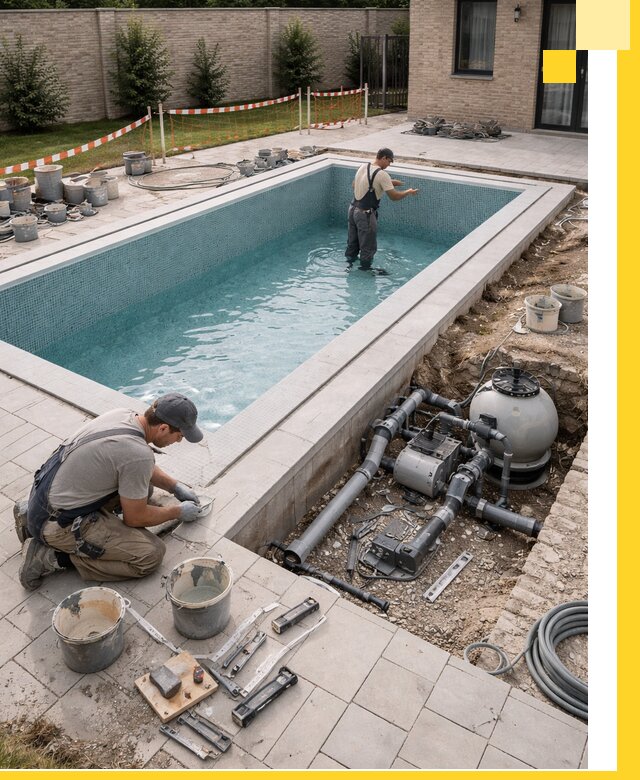 Строительство бассейнов под ключ в Сафонове: проекты и монтаж