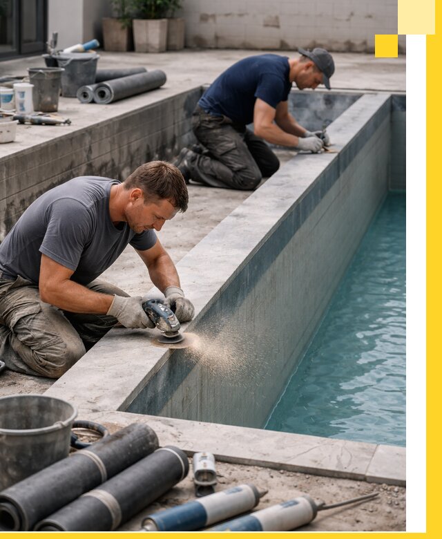 Профессиональный ремонт бассейнов под ключ в Сафонове