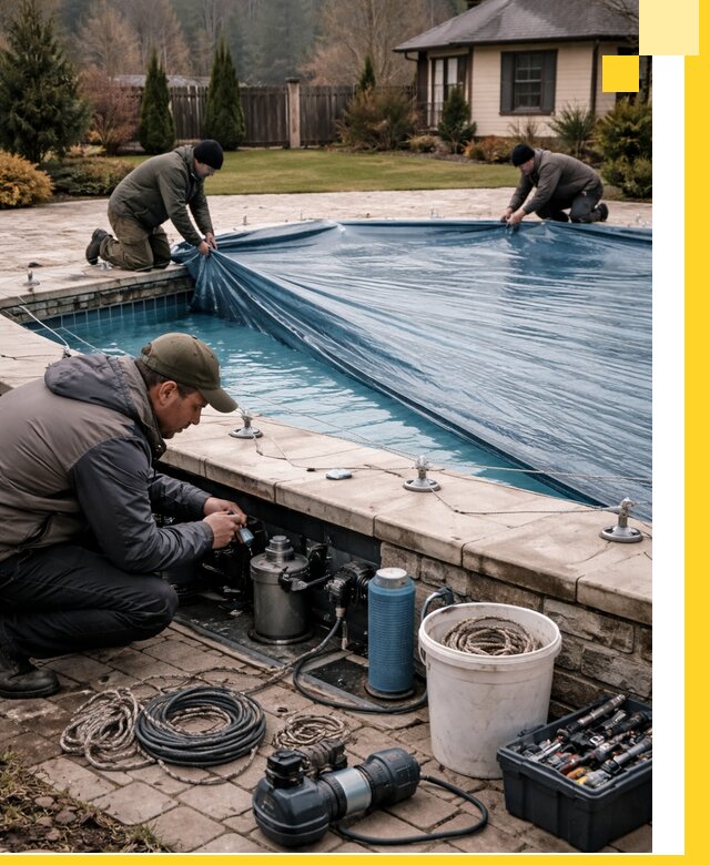 Консервация бассейнов в Сафонове: подготовка к длительному хранению