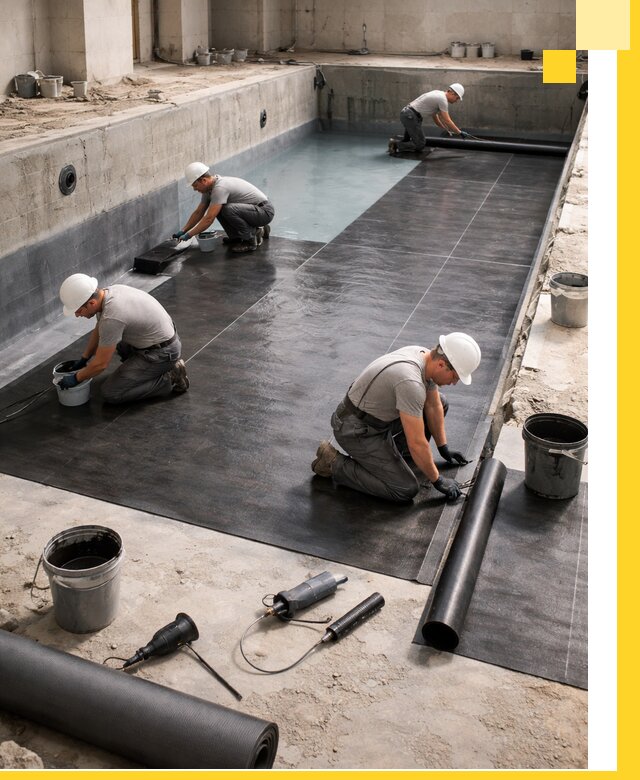 Профессиональная гидроизоляция бассейнов и чаш в Сафонове под ключ