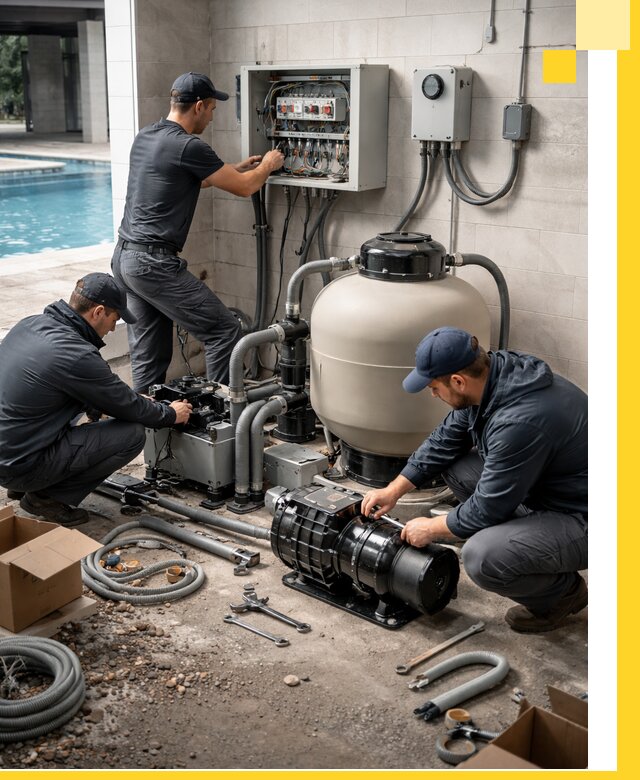 Профессиональный монтаж оборудования для бассейнов в Сафонове