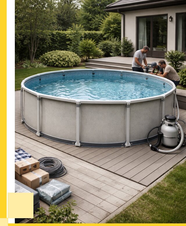 Купить каркасные бассейны в Сафонове от 46116 р. | ЭриданСфн