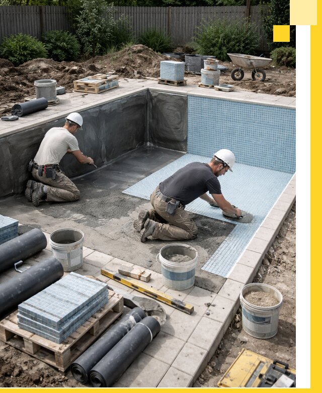 Проектирование и строительство стационарных бассейнов в Сафонове