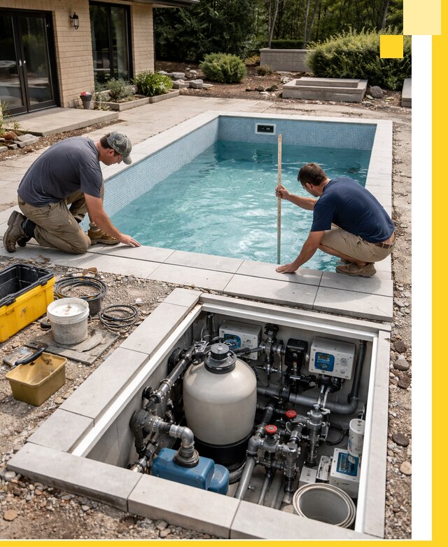 Строительство качественных домашних бассейнов под ключ в Сафонове