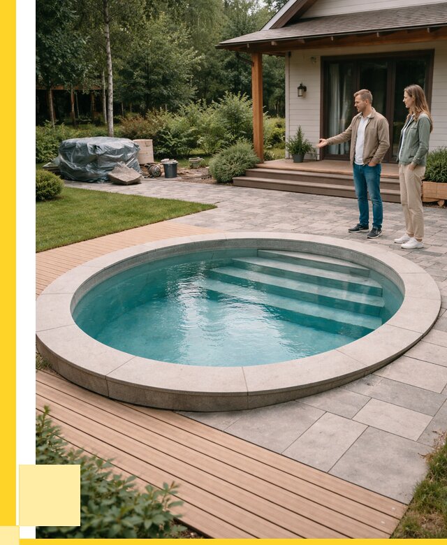 Бассейн на даче под ключ в Сафонове от 204960 р., ЭриданСфн