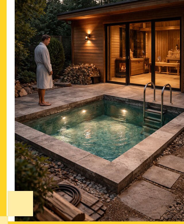 Бани с бассейном под ключ в Сафонове от 97356 р. | ЭриданСфн