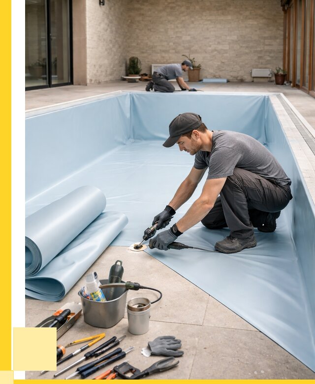 Пленка ПВХ для бассейнов в Сафонове от 2562 р. | ЭриданСфн