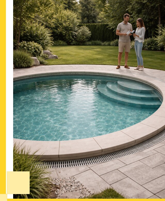 Круглые каркасные бассейны купить в Сафонове от 256200 р. | ЭриданСфн