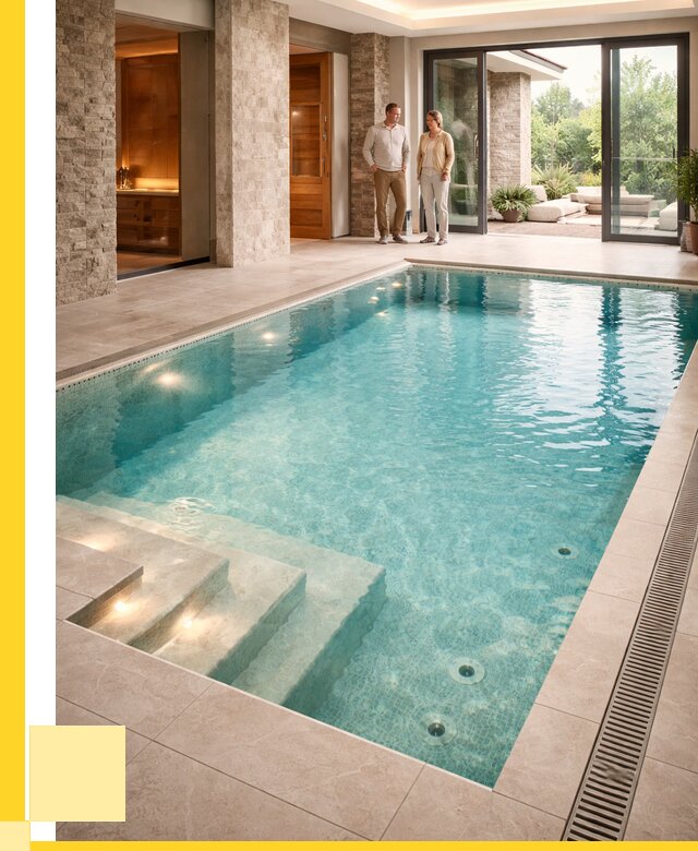 Бассейн во дворе в Сафонове: проект, отделка от 1229760 р. | ЭриданСфн