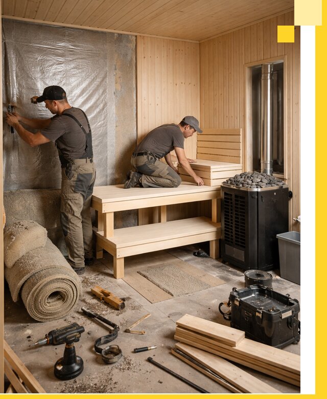 Проекты саун под ключ в Сафонове дизайн и строительство