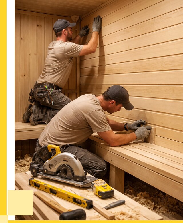 Обшивка саун вагонкой в Сафонове от 2562 р. | ЭриданСфн