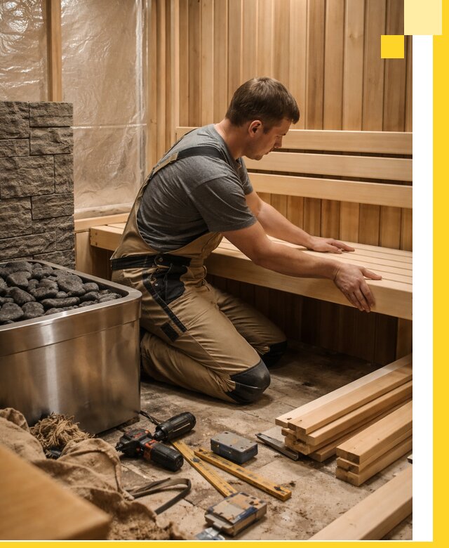 Сауны для дома под ключ с проектированием и монтажом в Сафонове