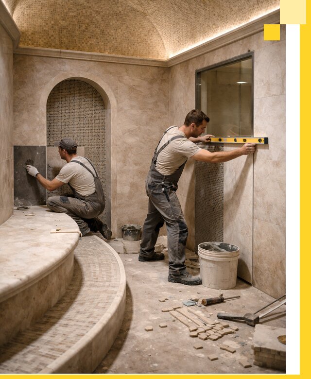 Проектирование и строительство саун с хамамом под ключ в Сафонове