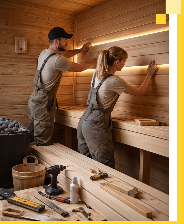 Дизайн саун и бань под ключ с индивидуальным проектом в Сафонове