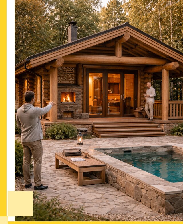 Проекты бань и хамам в Сафонове от 25620 р. | ЭриданСфн