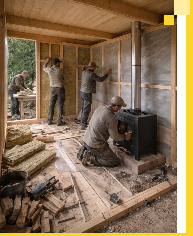 Профессиональный монтаж бань под ключ в Сафонове для дома