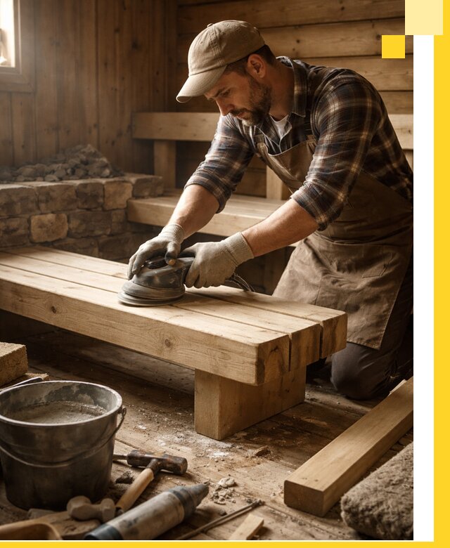 Ремонт бань под ключ в Сафонове с гарантией качества и сроков