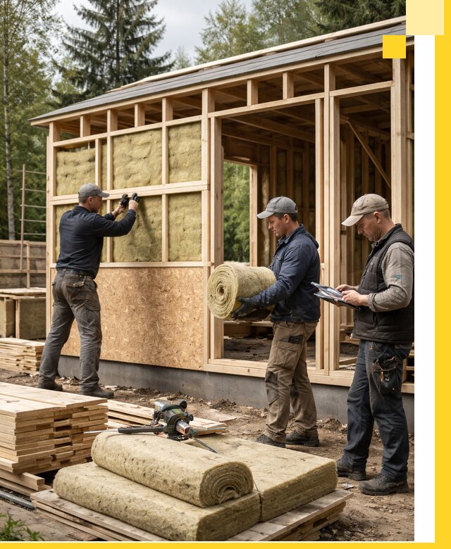 Проектирование и строительство каркасных бань в Сафонове под ключ