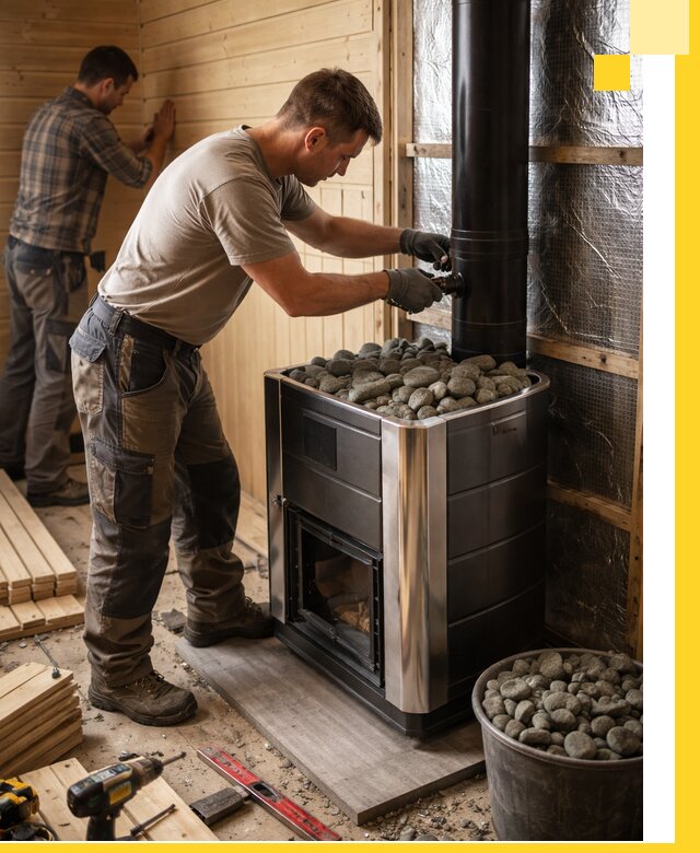 Проектирование и строительство парилок для бани в Сафонове под ключ