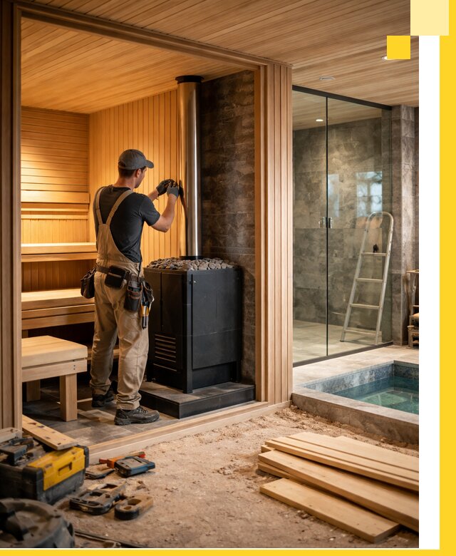 Полное строительство банных комплексов под ключ в Сафонове